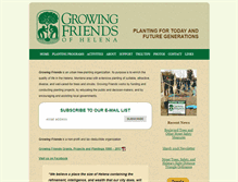 Tablet Screenshot of growingfriends.org